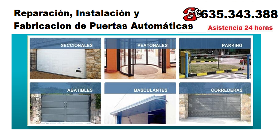 Reparacion puertas enrollables Alzira